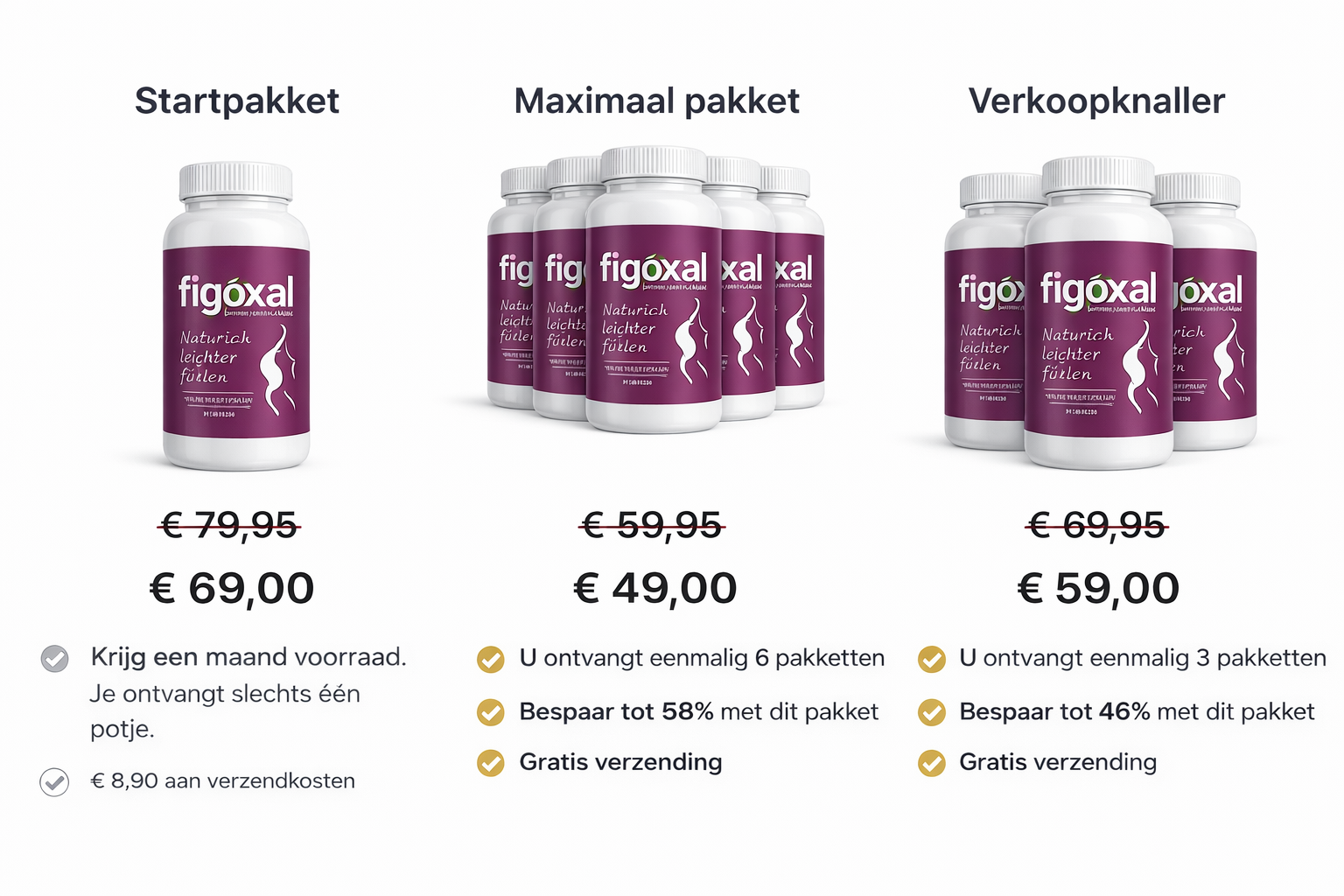 Aanbieding — Figoxal pakketten